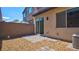 Private backyard featuring stone pavers, perfect for outdoor relaxation and entertainment at 3219 Timorasso Ave, Henderson, NV 89044