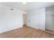 Bright bedroom features a closet with sliding doors and sleek, modern design at 3915 Delling Ct, Las Vegas, NV 89104