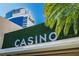 The Palms Casino entrance showcases a lush green wall and bright signage at 4381 W Flamingo Rd # 3002, Las Vegas, NV 89103