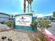 Beautiful community signage for The Regent at Town Center, surrounded by lush landscaping at 6955 N Durango Dr # 2046, Las Vegas, NV 89149