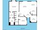 Detailed floor plan showcasing the layout of the home, including the primary bedroom, living room, and kitchen at 7241 Indian Creek Ln # 203, Las Vegas, NV 89149