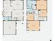 Detailed floor plan showcasing the layout and dimensions of the property at 7437 Treasure Chest St, Las Vegas, NV 89139