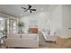 Bright living room with vaulted ceilings, neutral decor, and an open floor plan at 8813 Sundial Dr, Las Vegas, NV 89134