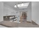 Efficient kitchen with white appliances, tiled countertops, and lots of light at 9424 Gold Mountain Dr, Las Vegas, NV 89134