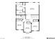 Second floor plan featuring multiple bedrooms, bathrooms, closets, and a hallway at 11484 Roncat Ct, Las Vegas, NV 89141