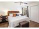 Comfortable bedroom featuring a plush bed, stylish dresser, and ample natural light for a relaxing retreat at 2200 S Fort Apache Rd # 2217, Las Vegas, NV 89117