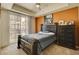 Bedroom features a large window, ceiling fan and a spacious closet, perfect for relaxation at 2405 W Serene Ave # 612, Las Vegas, NV 89123