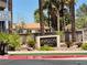 Avalon at Seven Hills community sign with desert landscaping and parking restrictions posted at 2900 Sunridge Heights Pkwy # 418, Henderson, NV 89052