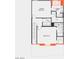 Floorplan showcasing a second floor with bedrooms, bathrooms, and a laundry room at 3723 Via Allegro, Henderson, NV 89044