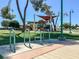 Well-maintained park playground featuring covered play areas, swingsets, and beautiful outdoor recreation for children and families at 4533 Queens Hill St, North Las Vegas, NV 89031
