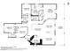 Detailed floor plan showcasing layout of bedrooms, bathrooms, kitchen, living spaces and outdoor covered alfresco at 4753 Carefree Dr, Las Vegas, NV 89122