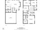 Detailed floor plan showcasing the layout of the home's two floors at 6068 Conroe Ct, Las Vegas, NV 89118