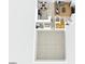 3D floor plan showcasing first floor layout: kitchen, dining, living area at 6068 Conroe Ct, Las Vegas, NV 89118