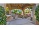 Outdoor kitchen with stainless steel grill and built-in counterspace at 6120 Kings Brook Ct, Las Vegas, NV 89149