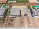 Aerial view of property featuring pool, house, and yard at 8753 Mann St, Las Vegas, NV 89139