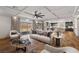 Living area showcasing an open floor plan and access to the backyard at 8753 Mann St, Las Vegas, NV 89139