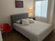 Tranquil bedroom with a comfortable bed, bedside table, and soft, inviting colors at 9000 Las Vegas Blvd # 1037, Las Vegas, NV 89123