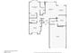 Detailed floor plan showcasing the layout of the home, including the living room, bedrooms, and kitchen at 9516 City Hill Ct, Las Vegas, NV 89134