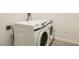 Laundry room with a modern Samsung washer and dryer set at 9516 City Hill Ct, Las Vegas, NV 89134