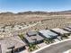 Beautiful single-Gathering home showcasing desert landscaping and a picturesque mountain view backdrop at 12295 Skyracer Dr, Las Vegas, NV 89138