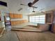 Spacious garage equipped with shelving and storage cabinets, ideal for organizing tools and equipment at 1400 Silver Peak Ave, Pahrump, NV 89048