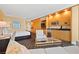 Cozy bedroom offers a comfortable king bed, a kitchenette with stainless steel appliances, and city views at 2000 N Fashion Show Dr # 4318, Las Vegas, NV 89109