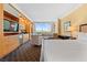 Bedroom featuring a kitchenette with stainless steel appliances, a sitting area, and a bed at 2000 N Fashion Show Dr # 4318, Las Vegas, NV 89109