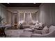 Relaxing spa area with curtained daybeds, lounge chairs, and soothing ambiance at 2000 N Fashion Show Dr # 4318, Las Vegas, NV 89109