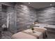 Relaxing spa room featuring a massage table, bathtub, shower and stylish tilework at 2000 N Fashion Show Dr # 4318, Las Vegas, NV 89109