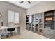 Well-organized office with spacious desk, custom shelving, and ample storage at 2333 Indigo Island St, Henderson, NV 89044