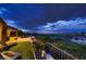 Spacious backyard with an infinity pool overlooking the golf course and city lights, great for upscale living at 2786 Scotts Valley Dr, Henderson, NV 89052