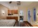 Bedroom with kitchenette, ensuite bathroom and outdoor access at 2786 Scotts Valley Dr, Henderson, NV 89052
