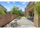 Backyard with concrete patio and landscaping at 3405 Brook Song Ave, North Las Vegas, NV 89081