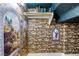 Unique bedroom with castle-themed decor and playful celestial ceiling at 3405 Brook Song Ave, North Las Vegas, NV 89081
