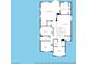 Second floor plan features a primary bedroom and bath, three bedrooms, two baths, and a laundry room at 3405 Brook Song Ave, North Las Vegas, NV 89081