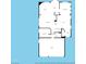 First floor plan features an office, a kitchen, a living room, one bedroom, a bath, and a garage at 3405 Brook Song Ave, North Las Vegas, NV 89081