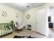Charming Bedroom with a crib, rocker, and ample natural light at 3425 Yorkminster St, Las Vegas, NV 89129