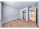 Bedroom features neutral colors, a closet, and a carpeted floor at 3604 Cantura Crest Ct, North Las Vegas, NV 89031