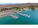Lakefront condominium complex with private boat docks and boat slips available for residents at 4 Via Centrale # 1, Henderson, NV 89011