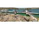 View of the boat docks at the marina featuring multiple boats and waterfront views at 4 Via Centrale # 1, Henderson, NV 89011