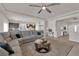Bright, open floor plan with modern finishes, including a spacious living area and updated flooring at 5616 Canoe Ridge Ct, Las Vegas, NV 89141