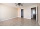 Spacious main bedroom with tile flooring and ensuite bathroom at 6800 E Lake Mead Blvd # 2076, Las Vegas, NV 89156
