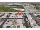 Aerial view of property with nearby Gilcrease Orchard, showcasing location and neighborhood at 7230 Fresh Harvest Ave, Las Vegas, NV 89131