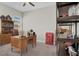 An office featuring traditional wooden furniture and ample natural light at 7230 Fresh Harvest Ave, Las Vegas, NV 89131