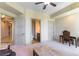 Open bedroom featuring view into the ensuite bath, soft natural light, and access to closets at 9101 Alta Dr # 301, Las Vegas, NV 89145