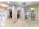 Foyer features marble floors, lighting, and leads into dining room at 9101 Alta Dr # 301, Las Vegas, NV 89145