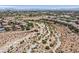 Panoramic community aerial view with a walking path through open space at 10640 Amber Ridge Dr # 101, Las Vegas, NV 89144
