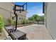 Private basketball court with hoops and ample space for recreational activities at 1404 Reisling Ct, Las Vegas, NV 89144