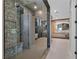 Stunning primary bathroom featuring a spacious glass shower and double vanity at 1404 Reisling Ct, Las Vegas, NV 89144