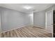 This bedroom features wood floors and neutral painted walls at 198 Winterport St, Henderson, NV 89074
